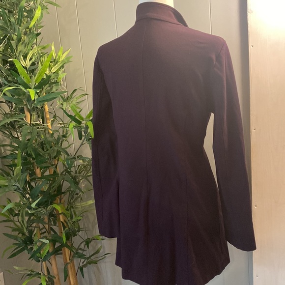 Eileen Fisher - purple sweater coat - size large - Picture 2 of 8